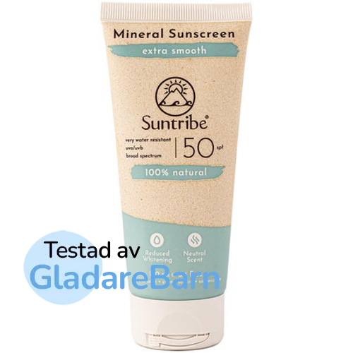 Suntribe Active Natural Mineral Solkräm SPF 50 100 ml